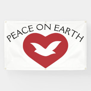 PEACE ON EARTH GROMMET Banner