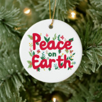 PEACE ON EARTH Hand-Drawn CUSTOM