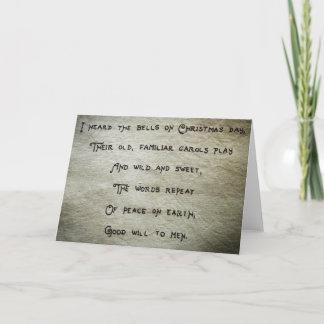 Peace on Earth Holiday Card