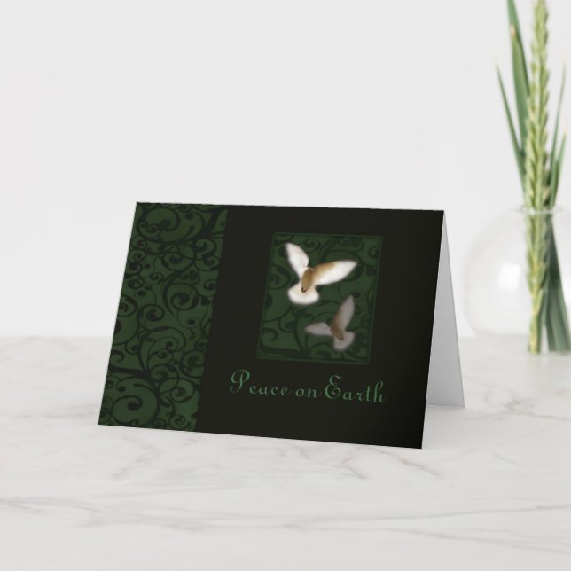 Peace on Earth Holiday Card (Front)