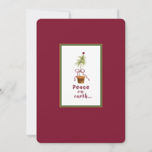 Peace on Earth Holiday Card