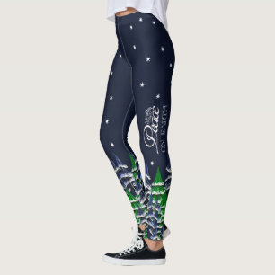 Peace On Earth Holiday Leggings