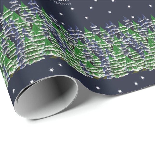 Peace On Earth Holiday Wrapping Paper (Roll Corner)