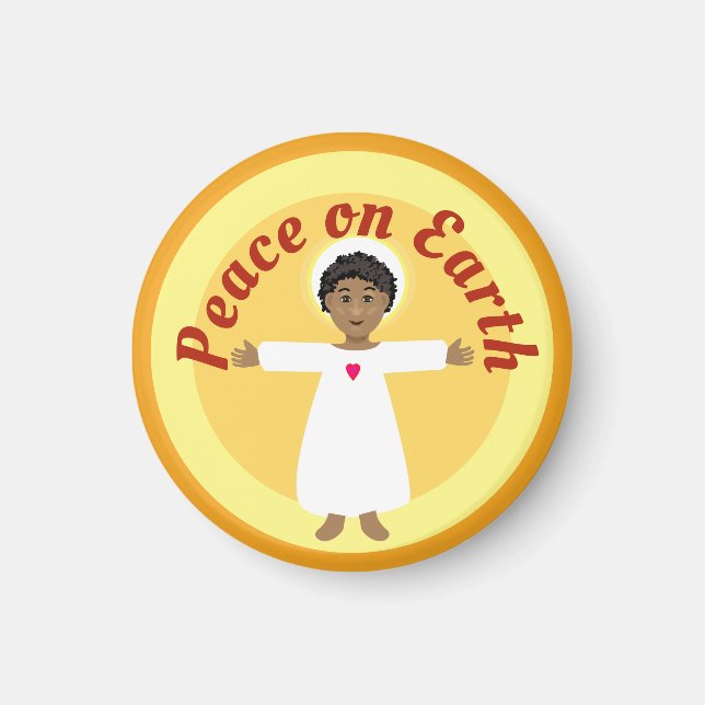 Peace on Earth Jesus  Magnet (Front)