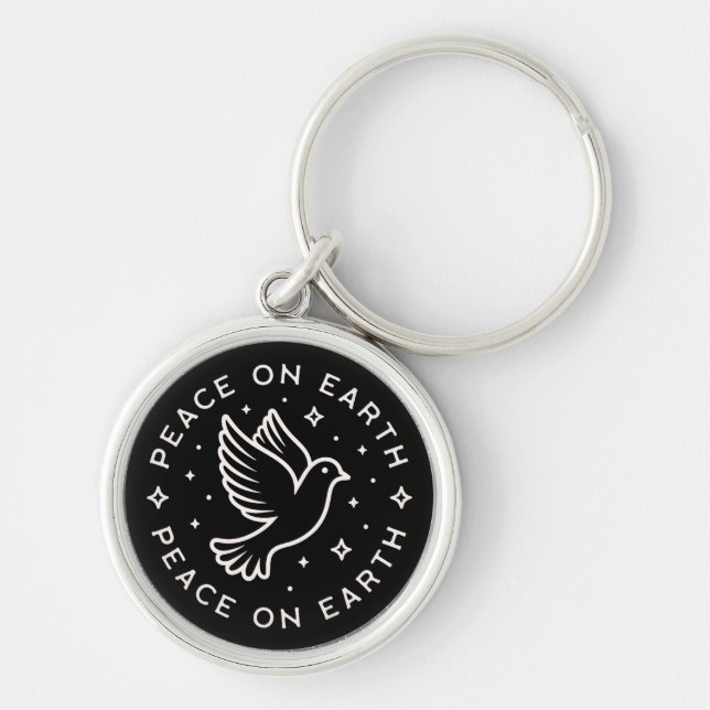 Peace on earth  key ring (Front)