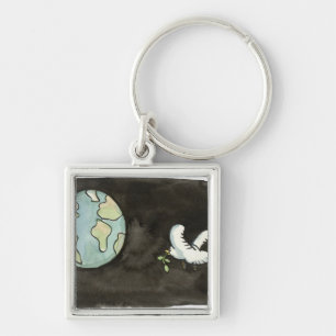 Peace on Earth Key Ring