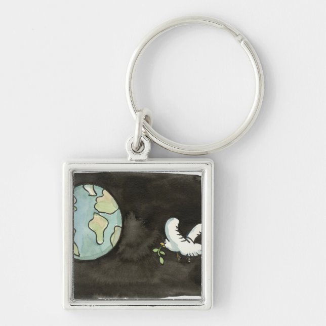 Peace on Earth Key Ring (Front)