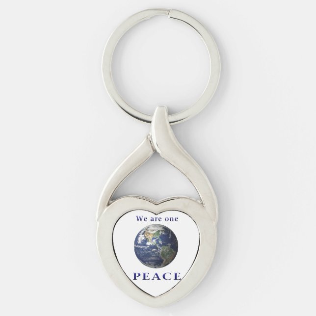 Peace on earth key ring (Front)