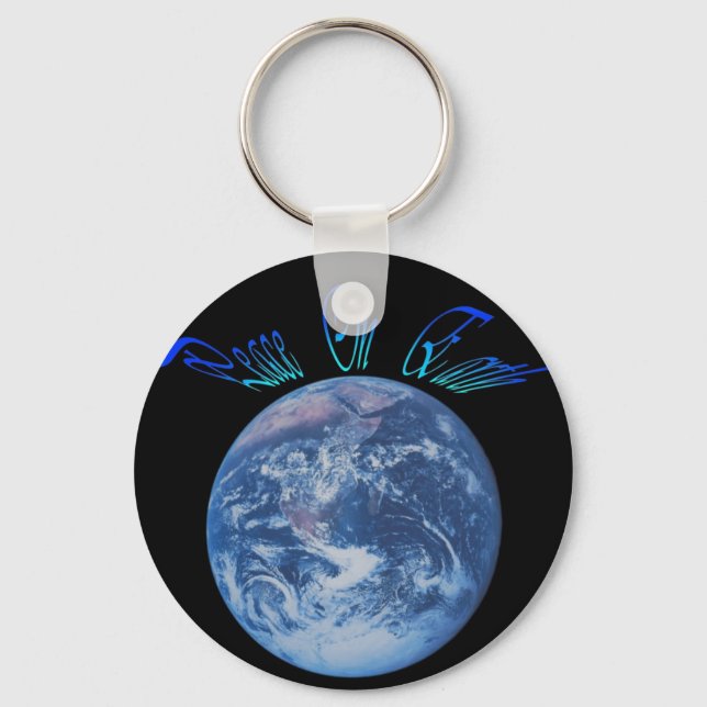 Peace on Earth Key Ring (Front)