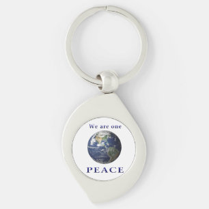 Peace on earth key ring