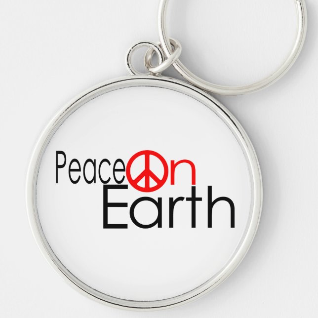 Peace on Earth Key Ring (Front)