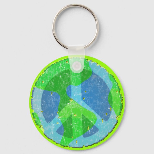 Peace on Earth keychain (Front)