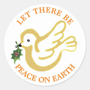 Peace on Earth Magnet Classic Round Sticker