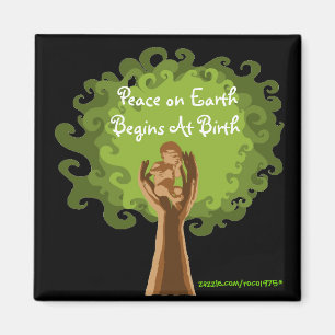 Peace on Earth...midwife Magnet