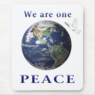 Peace on earth mouse pad