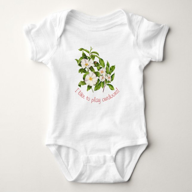 'Peace on Earth' on a Baby Bodysuit (Front)