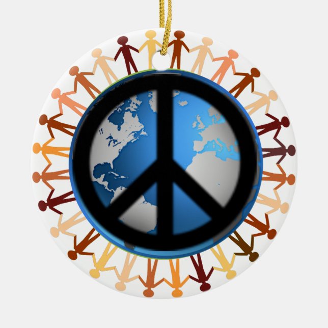 Peace on Earth ornament (Front)