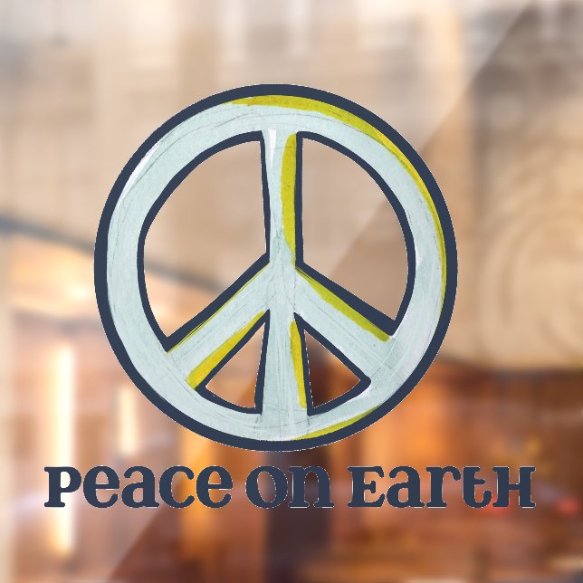 Peace on Earth Peace Sign Art                      (Sheet 2)