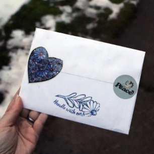 Peace on Earth Peaceful world design               Classic Round Sticker