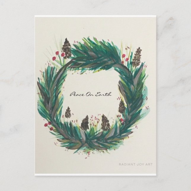Peace On Earth Postcard (Front)