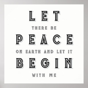 Peace On Earth Poster