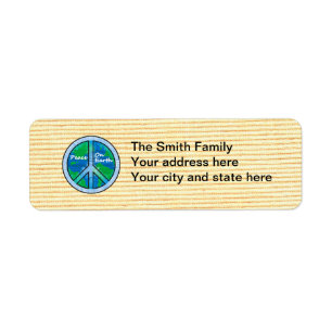 Peace on Earth Return Address Label