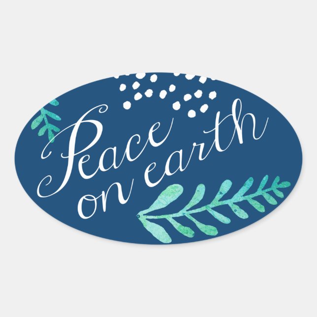 Peace on earth sticker (Front)