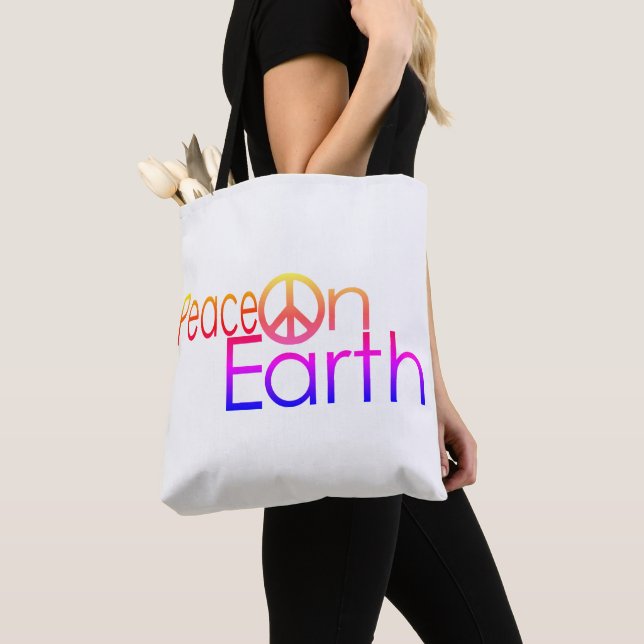 Peace on Earth Tote Bag (Close Up)