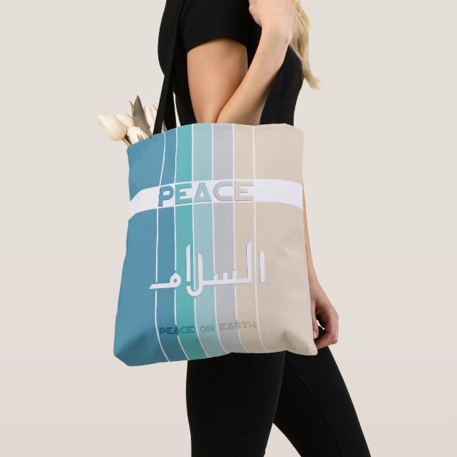 Peace On Earth Tote Bag (Close Up)