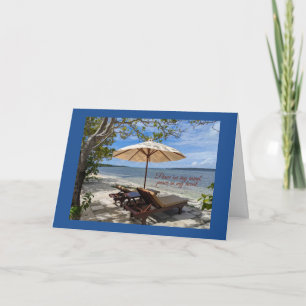 Peace on my mind & in my heart card