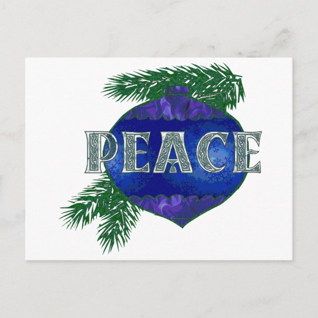 Peace Ornament Postcard (Front)