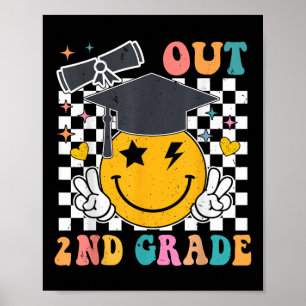Peace Out 2nd Grade Graduation Last Day School Sec Poster