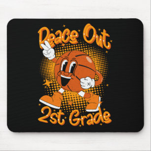 Peace Out 2nd Second Grade Graduation Last Day Of Mouse Pad