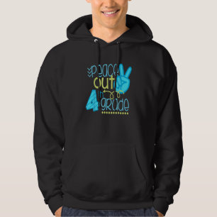 Peace Out 4th Grade End Of School Year Teacher St Hoodie