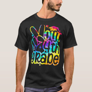 Peace Out 4th Grade Graduation Last Day Of School T-Shirt