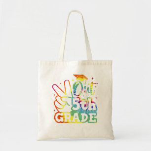 Peace Out 5th Grade Graduation Last Day Of School Tote Bag