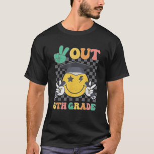 Peace Out 6th grade Graduation Last Day School six T-Shirt