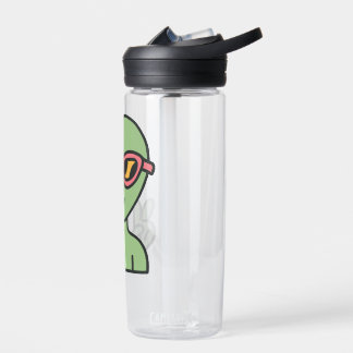 Peace Out Alien Water Bottle