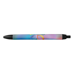 Peace Out! Black Ink Pen