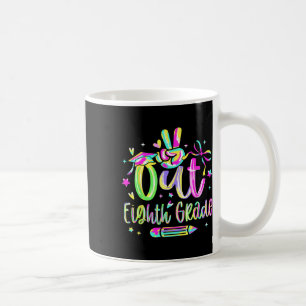 Peace Out Eighth Grade Graduation Cl Of 2025 Teach Coffee Mug