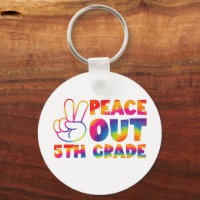 Peace Out Fifth Grade Tie Dye Last Day 5th Grade