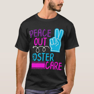 Peace Out Foster Care Shirt, Kids Tshirt, Modern T-Shirt