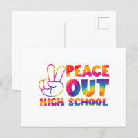 Peace Out High School Tie Dye Last Day Of School