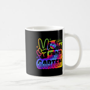 Peace Out Kindergarten Tie Dye Last Day Of School Coffee Mug
