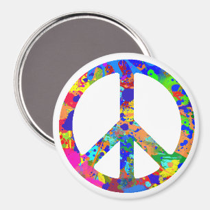 Peace Out Magnet
