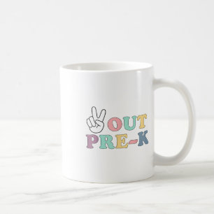 Peace Out Pre-k Cl Of 2025 Graduation Women Kid _1 Coffee Mug
