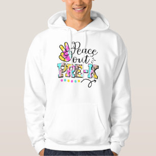 Peace Out Pre-K Class of 2022 Grad Graduation Gift Hoodie