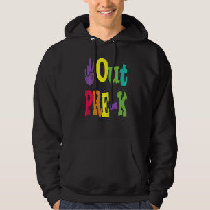 Peace Out Pre K Last Day Of School Pre Kindergarte Hoodie