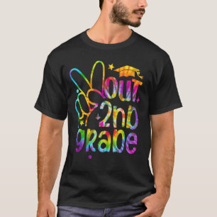 Peace Out Second 2nd Grade Happy Last Day Of Schoo T-Shirt