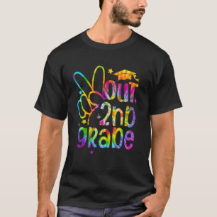 Peace Out Second 2nd Grade Happy Last Day Of Schoo T-Shirt